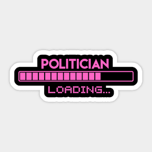 Politician Loading Sticker